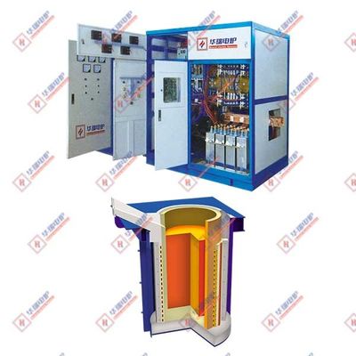IGBT ทรานซิสเตอร์เซลล์คู่ อินดูชั่นเตาละลายความปลอดภัย ความเร็วละลายเร็ว