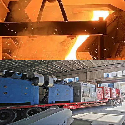 เตาแป้งสําหรับการรักษาความร้อนจากเหล็กเหล็กอุตสาหกรรม 1500-1700 °C