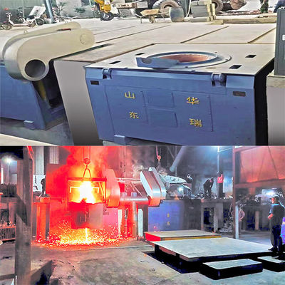 หม้อบําบัดความร้อนจากเหล็ก ระยะอุณหภูมิ 1500-1700 °C และความจุสูงสุด 0.5-20 ตัน