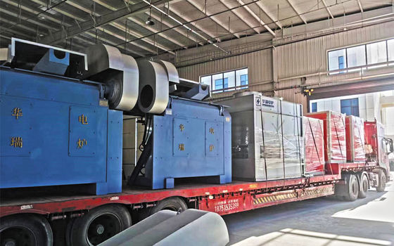 เตาแปรรูปแปรรูปอุตสาหกรรมเหล็ก 1500-1700 °C พร้อมควบคุม IGBT