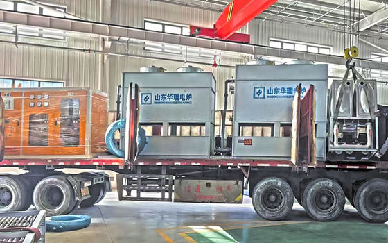 เตาแปรรูปแปรรูปอุตสาหกรรมเหล็ก 1500-1700 °C พร้อมควบคุม IGBT