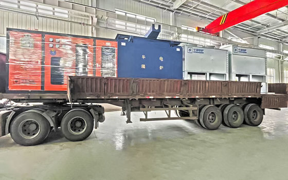 เตาแปรรูปแปรรูปอุตสาหกรรมเหล็ก 1500-1700 °C พร้อมควบคุม IGBT