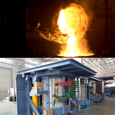 เตาหลอมความร้อนทองแดง ทองเหลือง แนวตั้ง แนวนอน 1250°C
